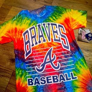 Stitches/Braves Tye-Die T-Shirt NWT